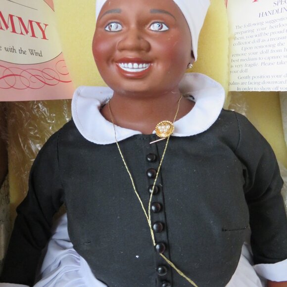 NIB Franklin Mint 1989 Hattie McDaniel Mammy Gone With The Wind Porcelain Doll - Picture 2 of 13